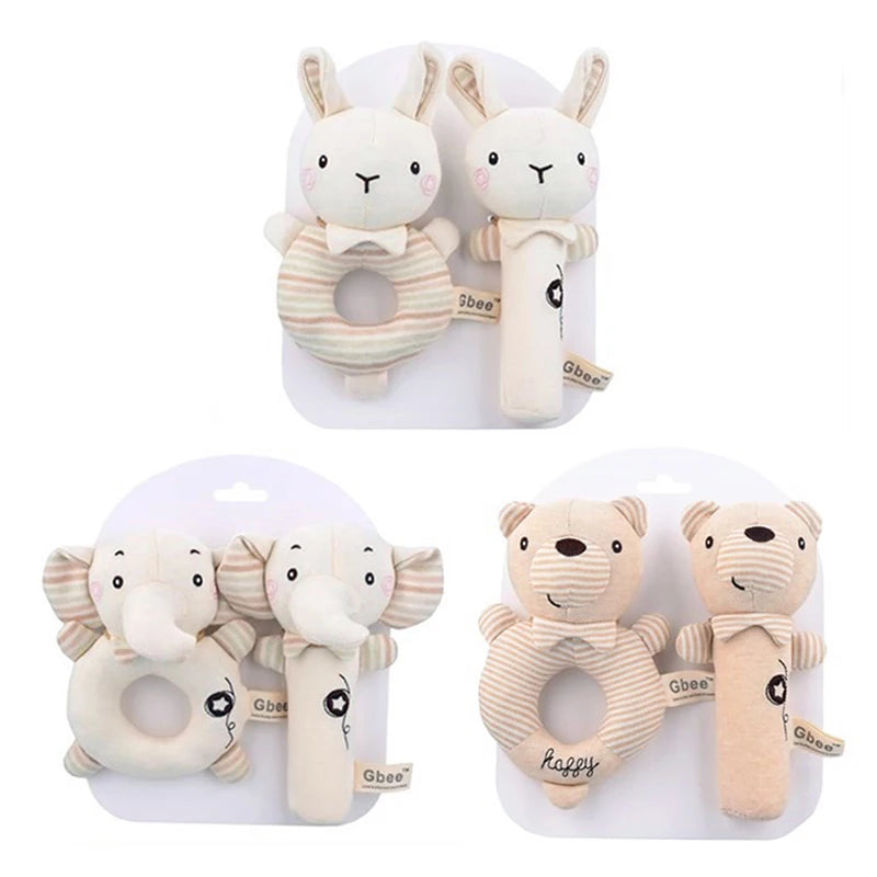 Cuddle and Clink Plush Animal Rattles - Naia Boutique