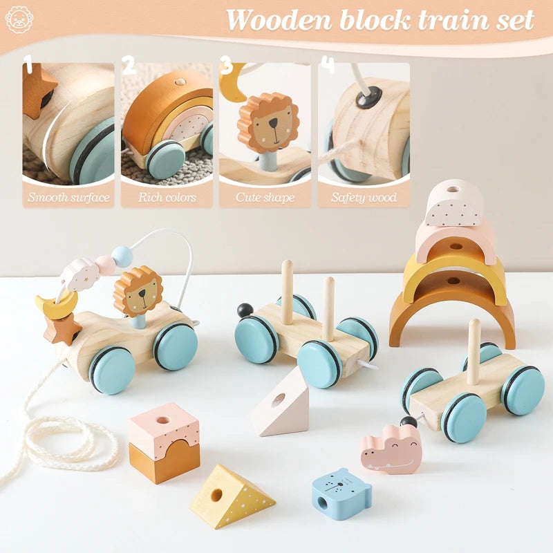 Cosmic Critters Wooden Playset - Naia Boutique