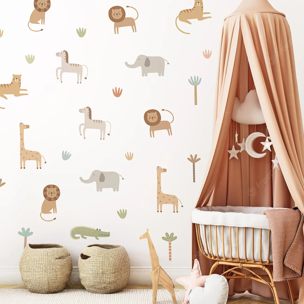 Safari Adventure Wall Decals - Naia Boutique