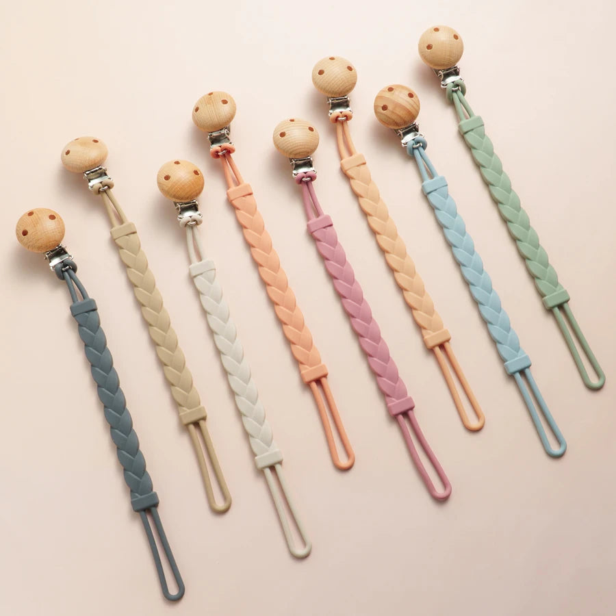 Silicone Teether Pacifier Clip - Naia Boutique