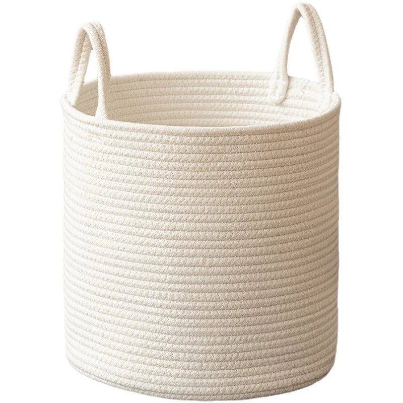 Pure White Storage Basket - Naia Boutique