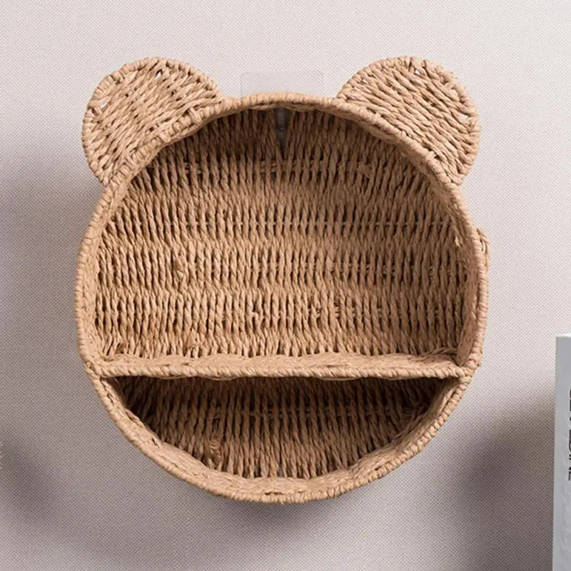 Rattan Retreat Wall Shelf - Naia Boutique