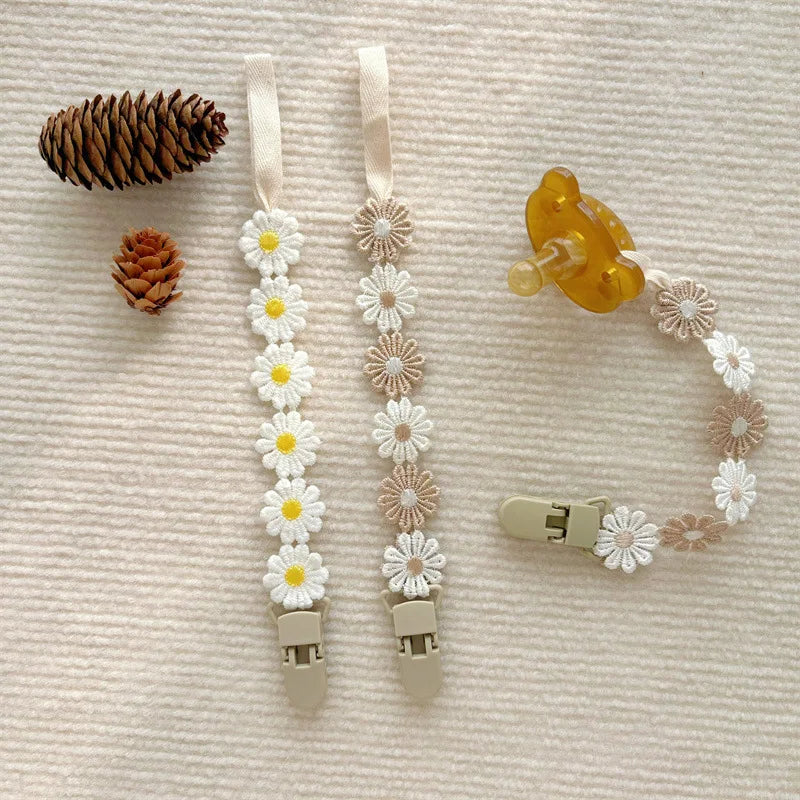 Daisy Dream Pacifier Clip - Naia Boutique