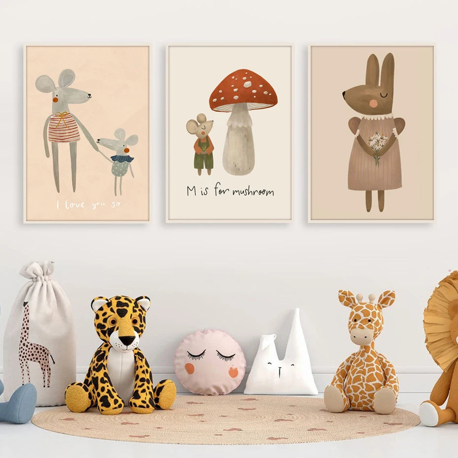 Whimsical Woodland Wall Art - Naia Boutique