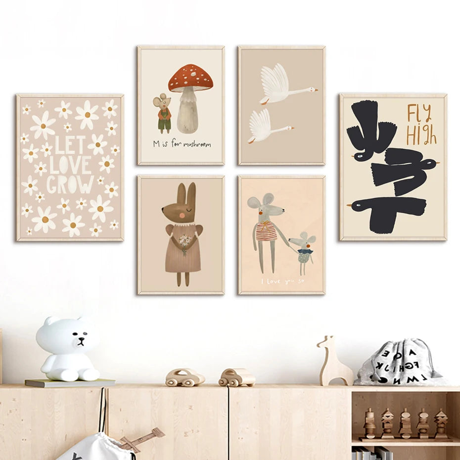 Whimsical Woodland Wall Art - Naia Boutique