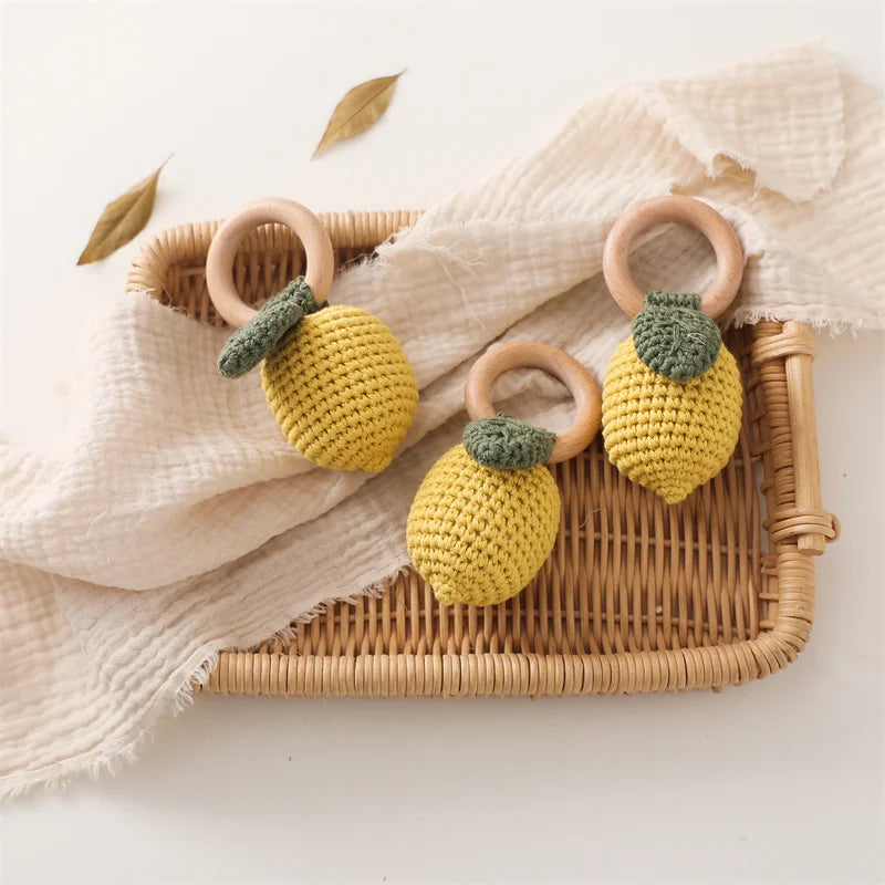 Zesty Lemon Crochet Rattle - Naia Boutique