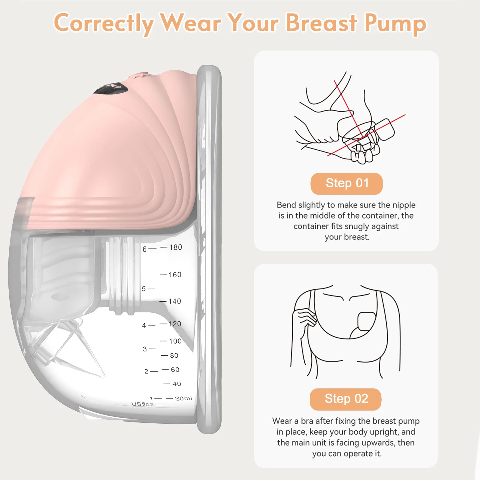 Freedom Pump Wearable Breast Pump - Naia Boutique