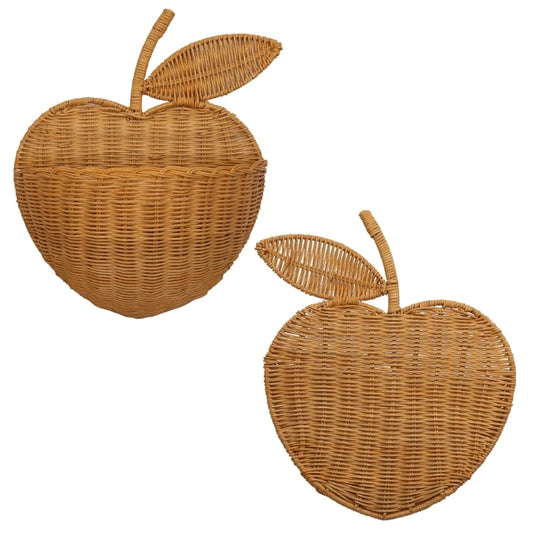 Rattan Fruit Basket Wall Hanging - Naia Boutique