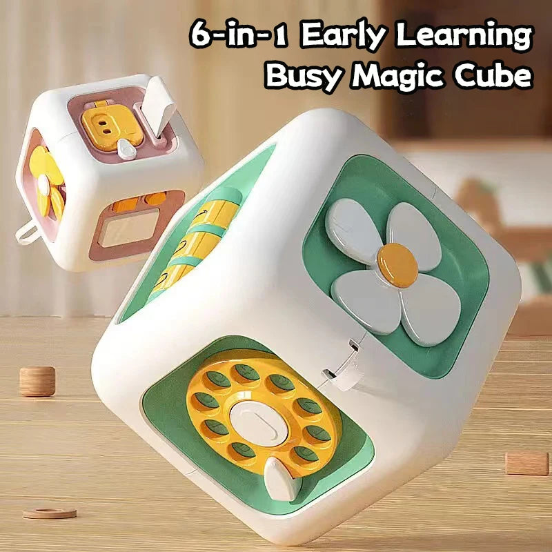 Montessori 6-in-1 Educational Cube - Naia Boutique