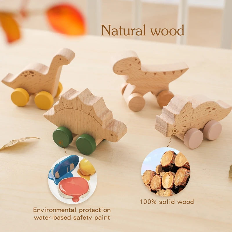 Montessori Dinosaur Car Toy - Naia Boutique