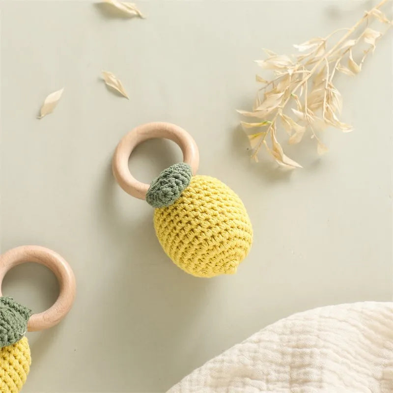 Zesty Lemon Crochet Rattle - Naia Boutique