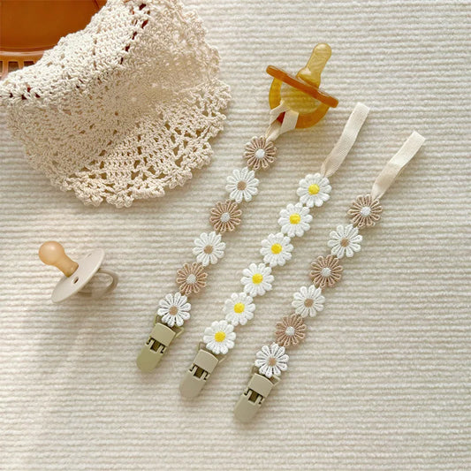 Daisy Dream Pacifier Clip - Naia Boutique