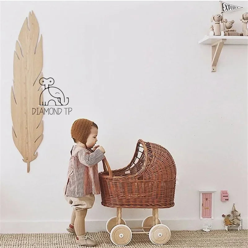 Retro Rattan Doll Stroller - Naia Boutique