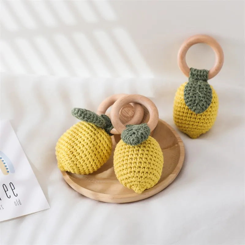 Zesty Lemon Crochet Rattle - Naia Boutique