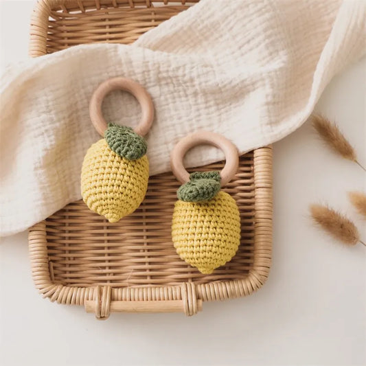 Zesty Lemon Crochet Rattle - Naia Boutique